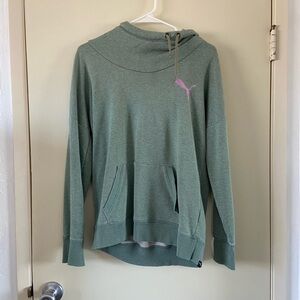 Women's Puma Green Hoodie
